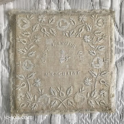 アンティーク刺繍/ホワイトワーク/ホワイトワーク刺繍 - フランス