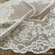 アンティークレース刺繍クロス アンヴァリッド フランス傷兵院 ミュージアム所蔵級 ｱﾝﾃｨｰｸ レース・刺繍