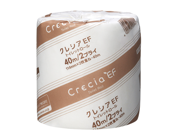 クレシア(Crecia) EFトイレットロール40MW 入数：80個 単価：100円