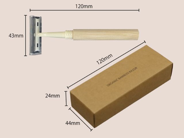 KiNARi 竹カミソリ（脱着式） 入数：400 単価：68円| シンワアメニティ通販