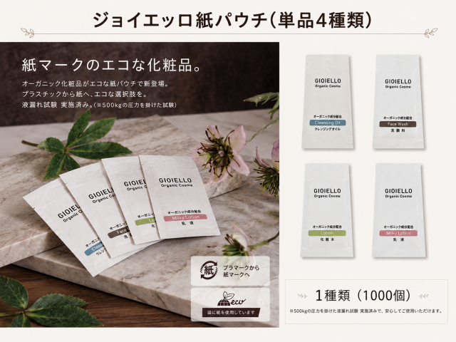 ジョイエッロ 紙パウチ 3ml 単品1種類 入数：1000 単価：16.5円
