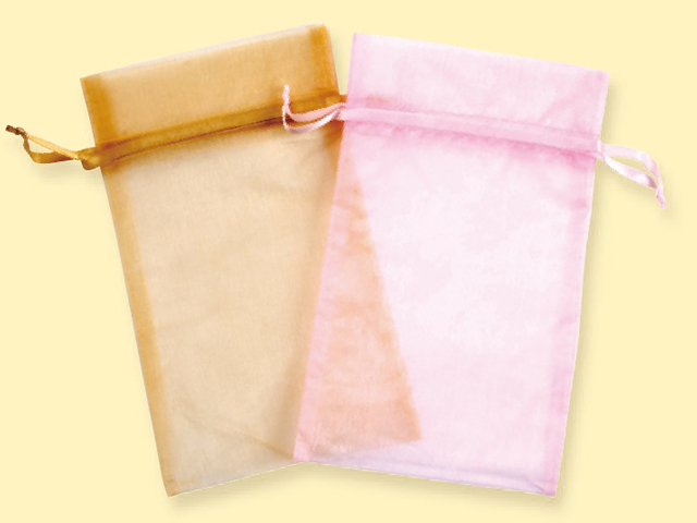 オーガンジーバッグ （ピンクorゴールド） 入数：1000 単価：29.5円