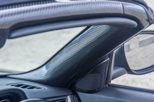 BMW Z4(E89)専用 リアルカーボン製 Aピラー プロテクター 左右set