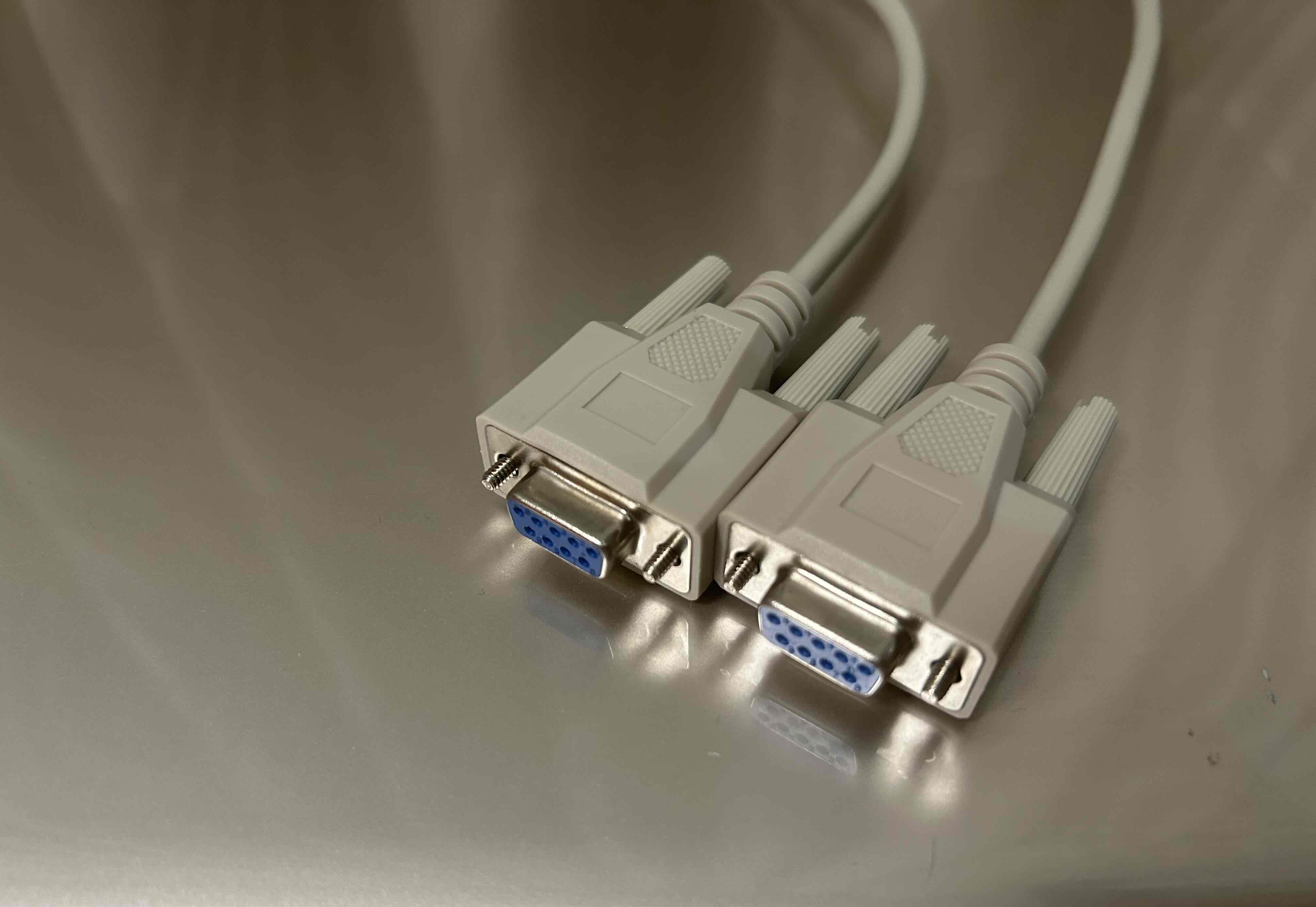 RS-232Cケーブル    9pinメス－9pinメス ストレート結線(モールドタイプ）