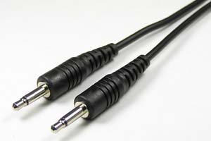 オーディオケーブル    3.5mmモノラルミニプラグ－3.5mmモノラルミニプラグ