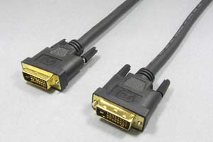 ディスプレイケーブル   ＜DVI-D　デュアルリンク　ケーブル＞ DVI-Dオス（24+1pin）－DVI-Dオス（24+1pin）