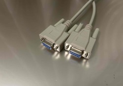 RS-232Cクロスケーブル    9pinメス－9pinメス クロス結線(モールドタイプ）