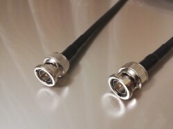 75オーム同軸ケーブル    BNCオス－BNCオス （両側ストレート型端子、JIS規格3C-2Vケーブル）