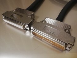 汎用　柔軟Dsubケーブル    37pin 丸ケーブル（オス－メス、#4-40サイズのインチネジ）