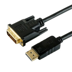 DisplayPort→DVI　変換アダプタケーブル