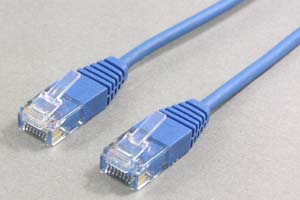 極細 超柔軟 カテゴリ 5e Lanケーブル Utp ストレート結線 より線 ブルー