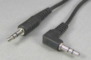 オーディオケーブル    3.5mmステレオミニプラグ－3.5mmステレオミニプラグ（片側L型タイプ）