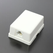 モジュラー用ローゼット　 6極4芯(6P4C)　 1ポート