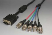 75オーム同軸ケーブル    ミニD-sub15pinオス－BNCオス×5