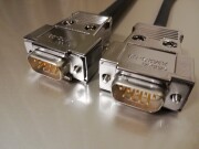 汎用　柔軟Dsubケーブル    9pin 丸ケーブル（オス－オス、♯4-40ショートネジ）