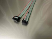 MILソケットケーブル    10pin フラットケーブル（メス－メス、ストレート結線）　　MIL10芯　0.2ｍ　0.5ｍ　1ｍ