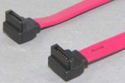 SATA 2.0ケーブル   　コネクタタイプ：両側L型（片側 順方向／片側 逆方向）