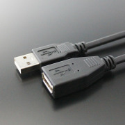 USB2.0ケーブル    Aコネクタ オス－Aコネクタ メスモールドタイプ＜延長用＞　（ブラック）