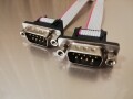 D-SUBケーブル    9pin フラットケーブル（オス－オス、ストレート結線）0.25ｍ　0.5ｍ　1ｍ　勘合ナット♯440インチネジナット