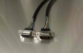 耐油　柔軟　難燃性　Dsubケーブル    9pin 　（汎用ワイヤーハーネスケーブル、オス－メス、フード無し　半加工）