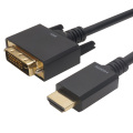 HDMI-DVI　HDMI-DVI変換ケーブル 金メッキ端子 HDMIタイプA-DVI-Dオス