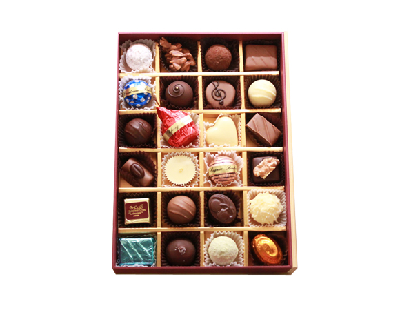 プラリネチョコレート詰め合わせ 24個入り AB-24