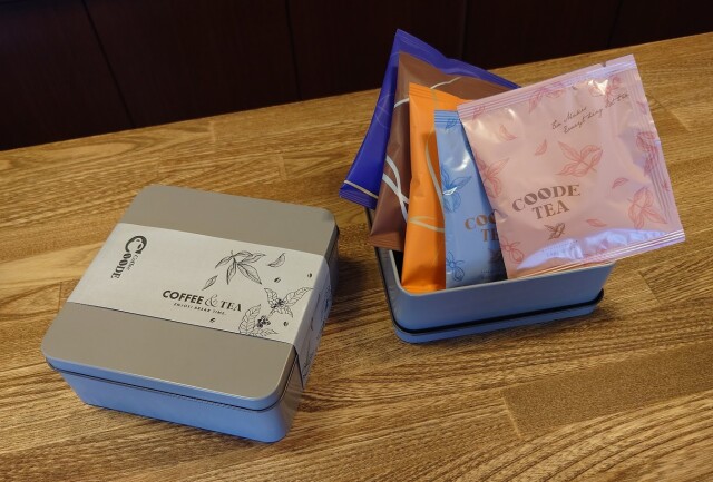 ギフト缶　コーヒー＆紅茶　5P入り