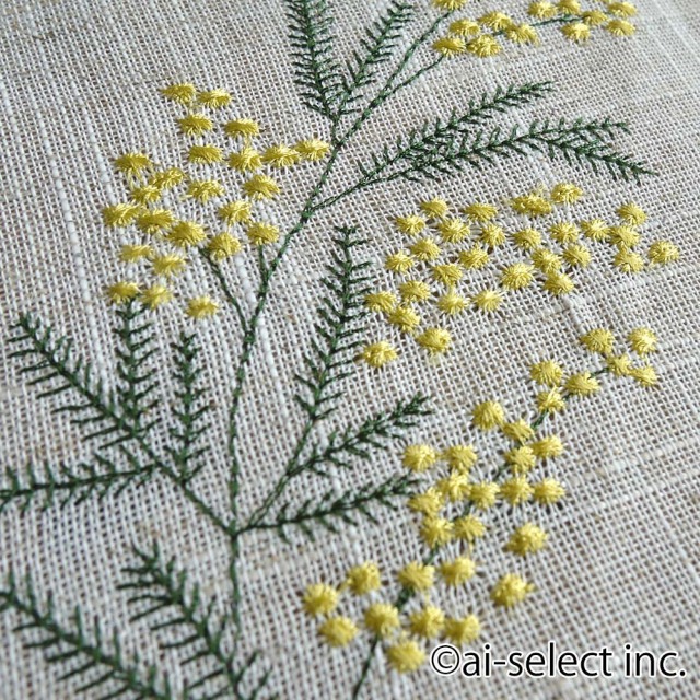 のれん ロング 刺繍ボタニカル 85cmX長さ150cm キャプセラ