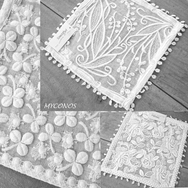 約24x24cm　今治産 上質 葡萄の『ミニタオル』グレープ　ローズ　クローバー　すずらん　ご結婚祝い・引き出物・内祝い　ミニハンカチ