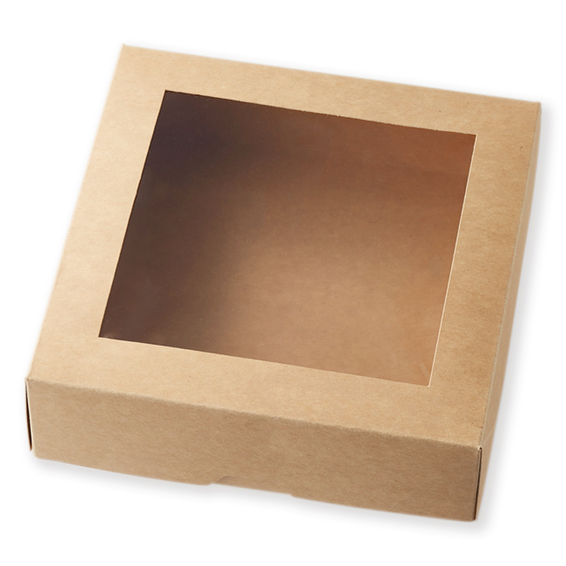 窓付ランチボックス18-18未晒無地［200024］