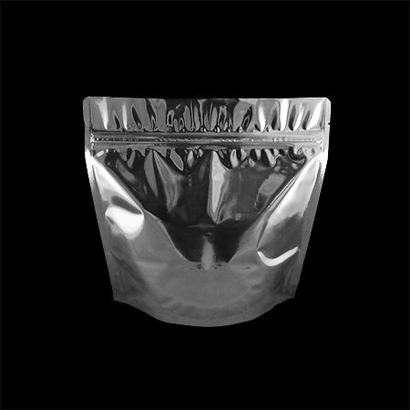 アルミ蒸着スタンド袋 200g（バルブ付）SST-200V　500枚［202030※］