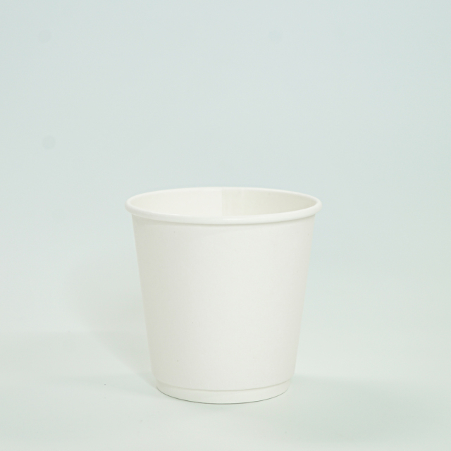 こっぷ プラスチックフリーダブルウォールカップ10ozホワイトCG 100個［101229］