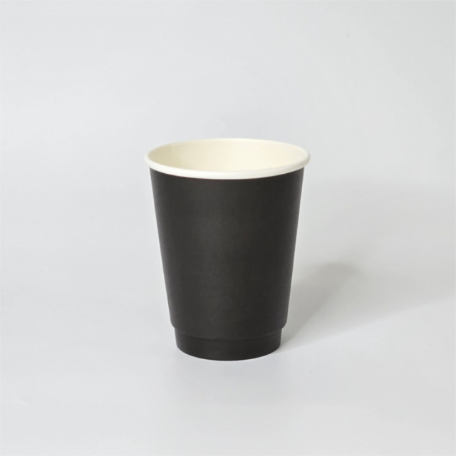 プラスチックフリーダブルウォールカップブラック