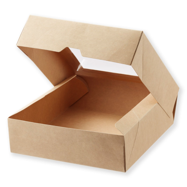 窓付ランチボックス18-18未晒無地［200024］