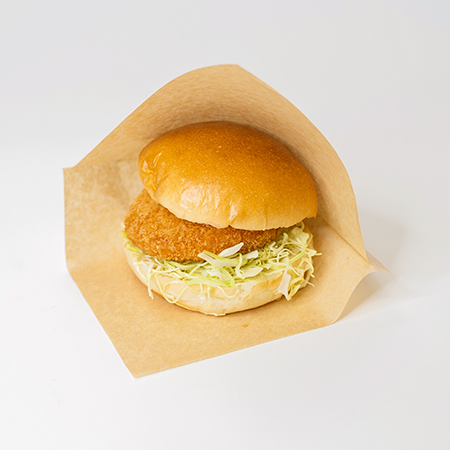 DAクラフトバーガー袋 茶無地 使用イメージ