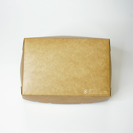 窓付きランチボックス（M）クラフト　200個［200218※］