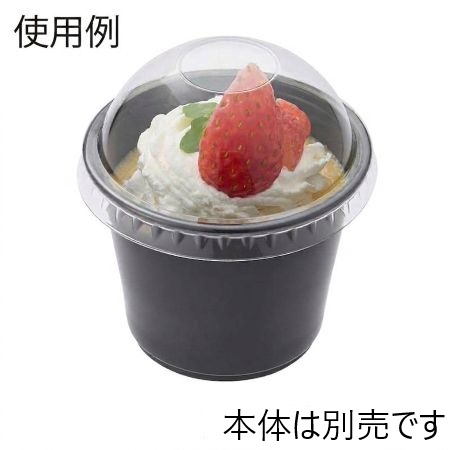 PPカップ　4-5.5oz用ドームリッド穴なし［200318］