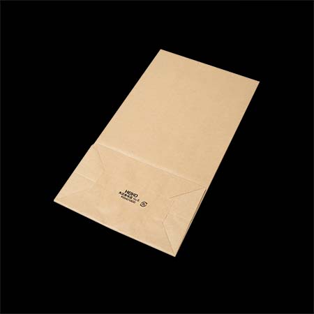 角底袋 未晒し6号 茶無地［300012］