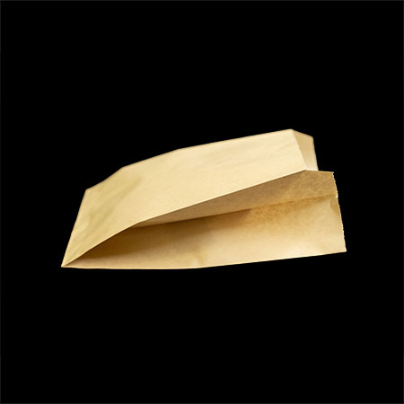 未晒耐油紙無地マチ付袋（小）［300042］