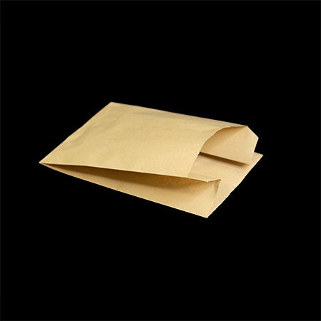 未晒耐油紙無地マチ付袋（小）［300042］