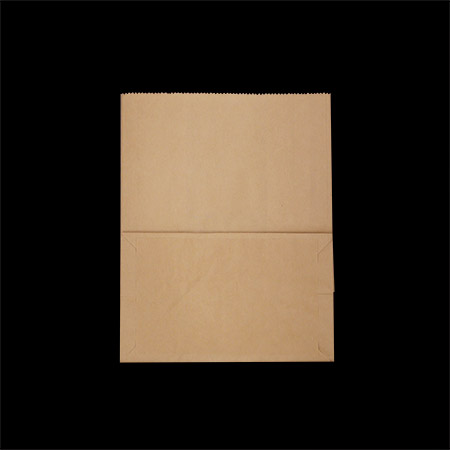 ルックバッグ　No.4S 茶無地 100枚［300051］