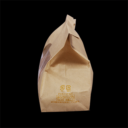 ルックバッグ　No.4S 茶無地 100枚［300051］