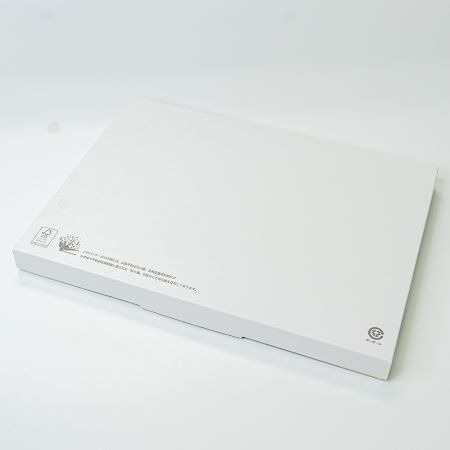 CWメール便対応薄型ボックス 25mm厚（白/イエロー）［310009］