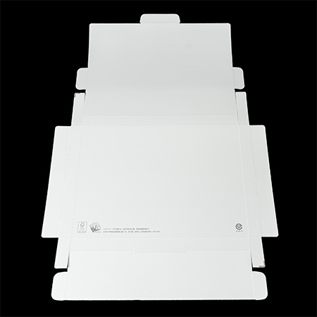 CWメール便対応薄型ボックス 25mm厚（白/イエロー）［310009］