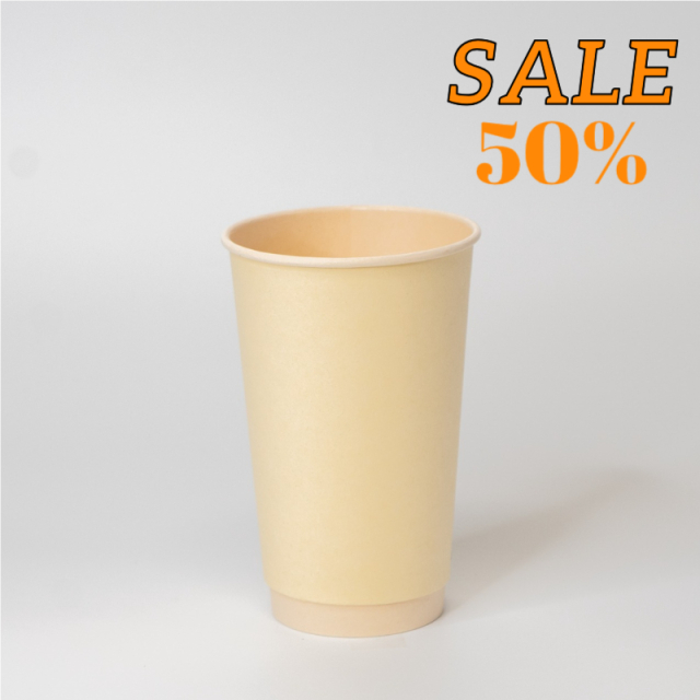 PLAバガスダブルウォールカップ16oz