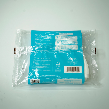 円錐コットンパワーフィルターS(1-2cup)COT410 60枚入［530040］