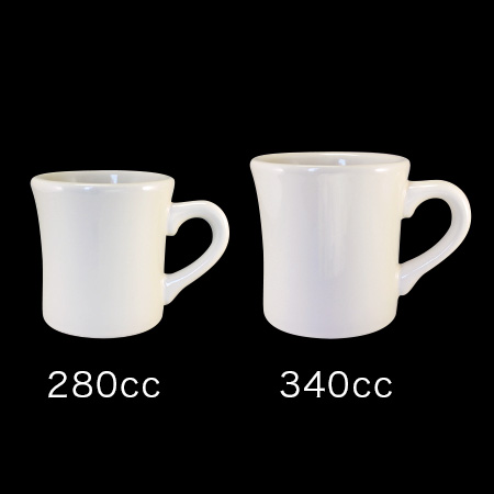 Sorrisoマグカップ　280ml/340ml比較画像
