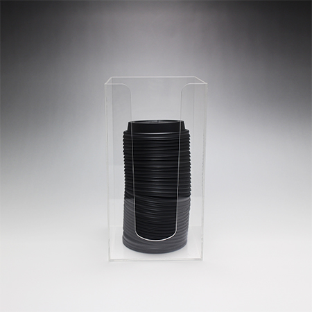 CGアクリルリッド＆カップスタンド　クリア［610107］