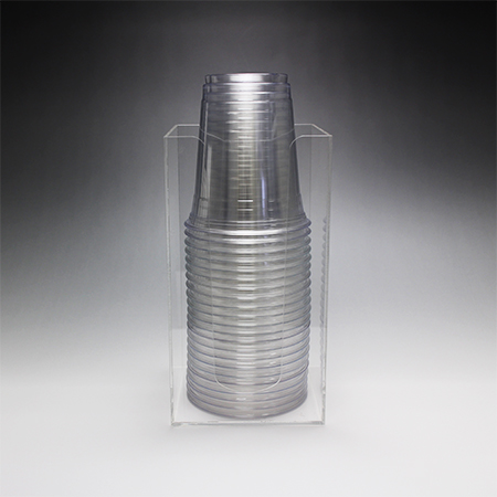 CGアクリルリッド＆カップスタンド　クリア［610107］