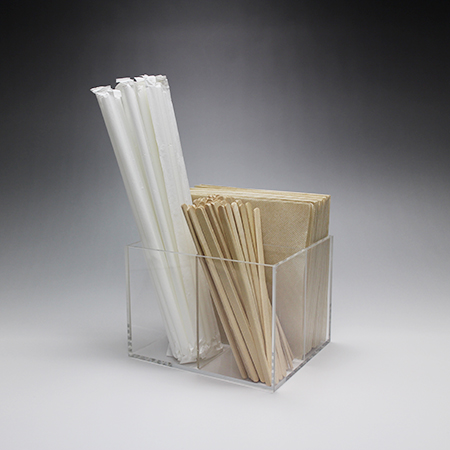 CGアクリルナプキンストロースタンド　クリア［610109］